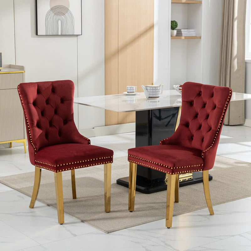 Nikki - Modern, High-End Tufted Dining Chair (Set of 2) by Unique Piece Furniture