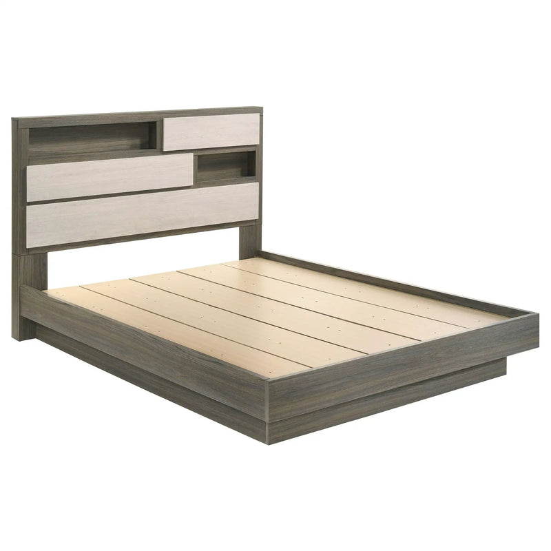 Fenwick 4-piece Queen Bedroom Set Grey Oak by Unique Piece Furniture