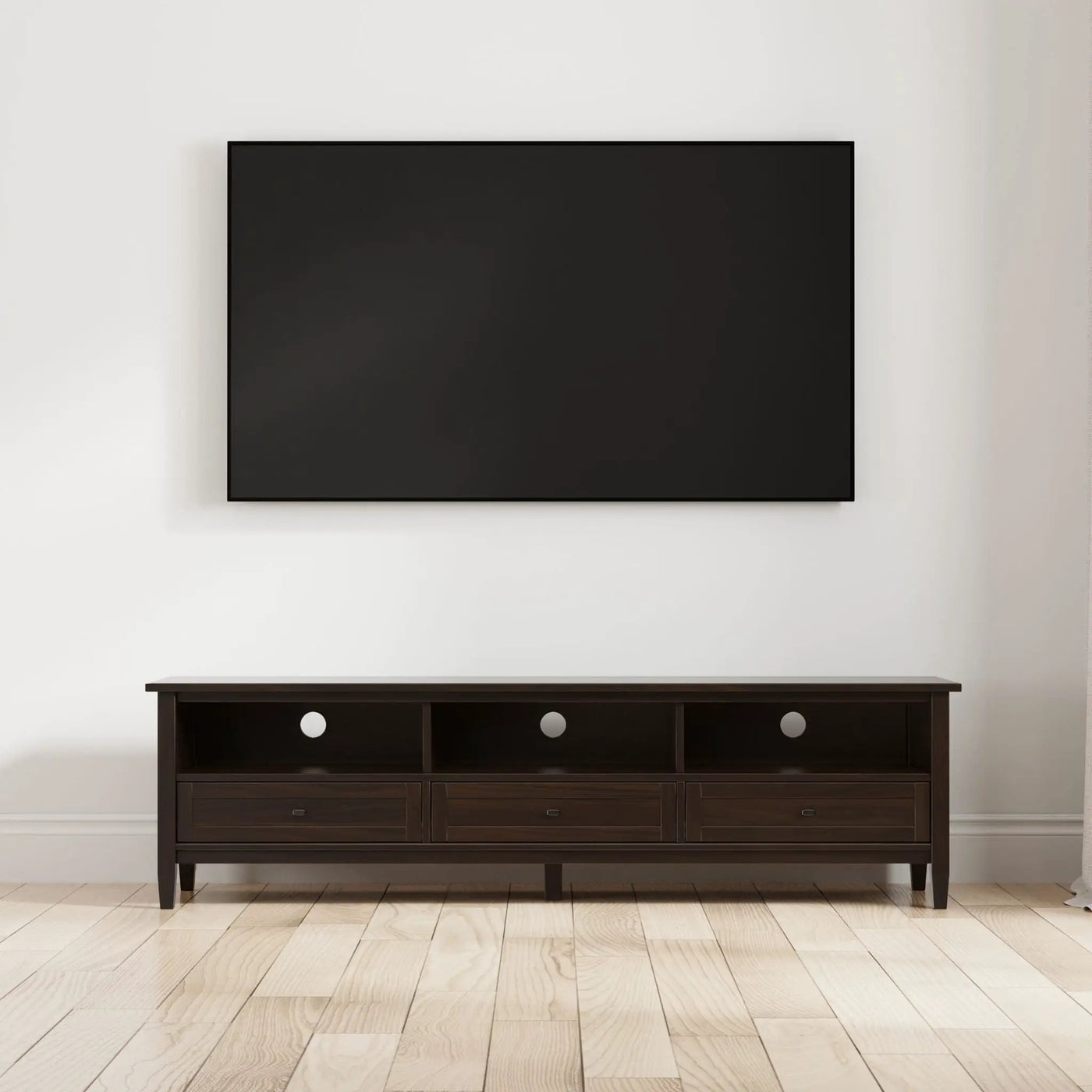 Warm Shaker - Handcrafted Low TV Media Stand by HouseOfZazla