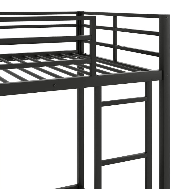 Metal Bunk Bed, Low Bunk Bed With Ladder by Unique Piece Furniture
