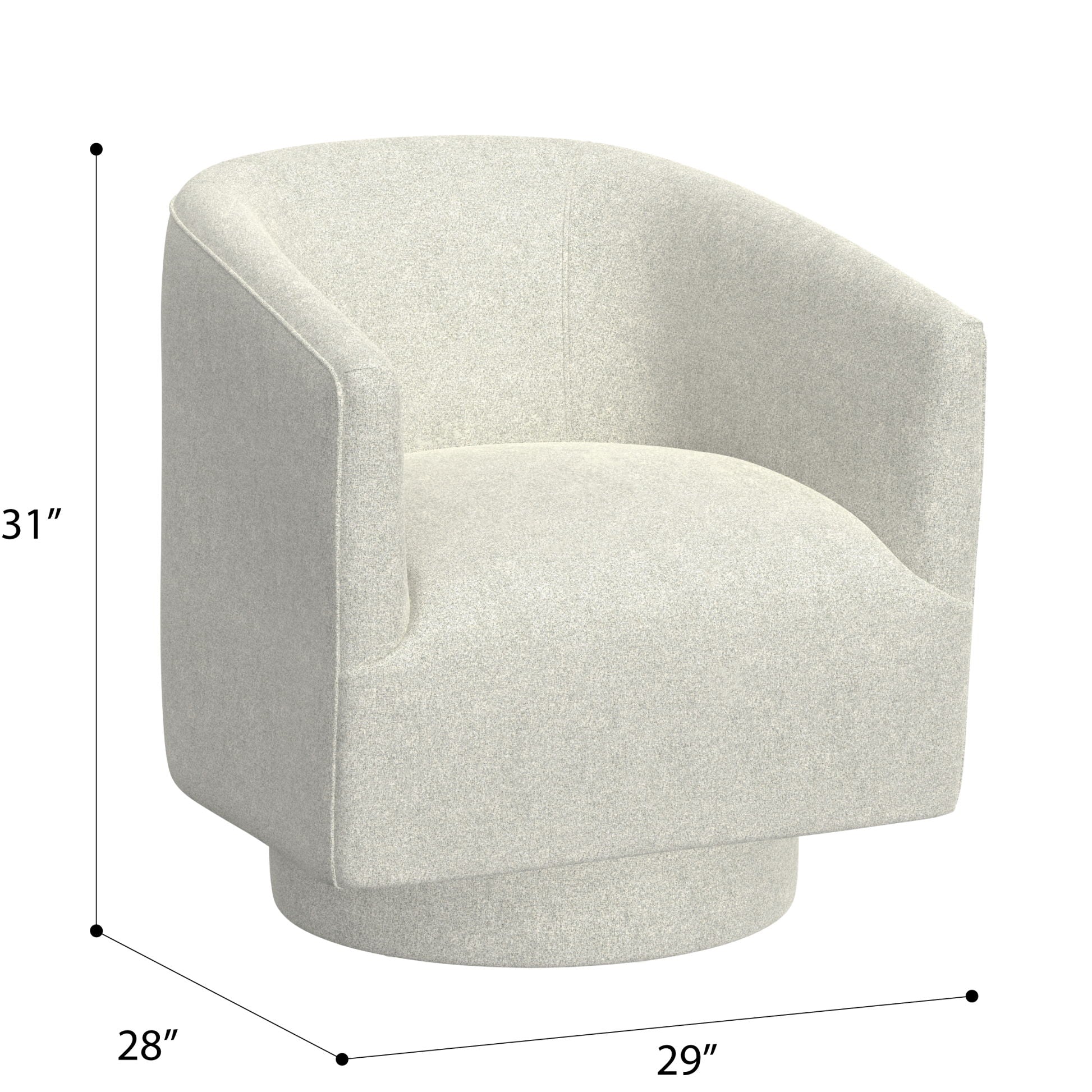 Accent Chair With Swivel Function by HouseOfZazla