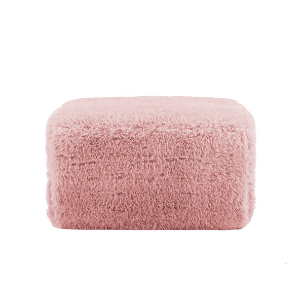 Aviana Ottoman Plush Fabric - Pink