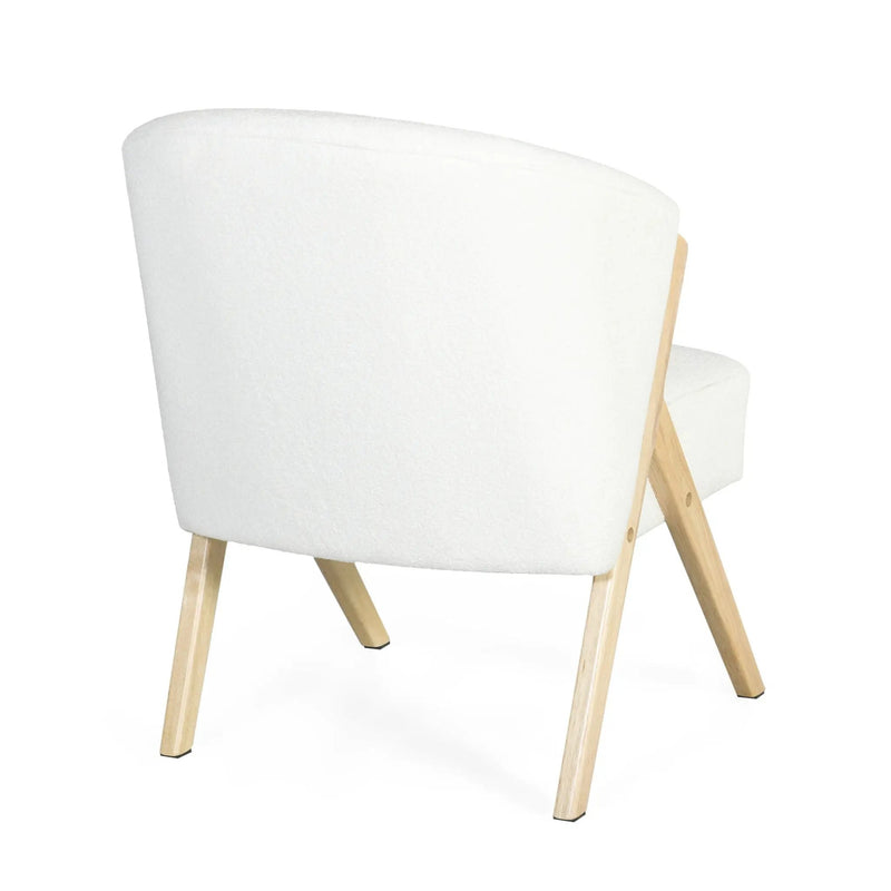 Modern Accent Chair with Polyester Upholstery and Minimalist Lounge Design by HouseOfZazla