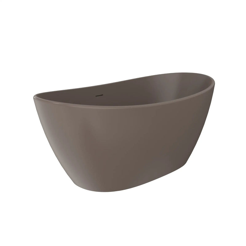 61 Inch Freestanding Solid Surface Soaking Bathtub by HouseOfZazla
