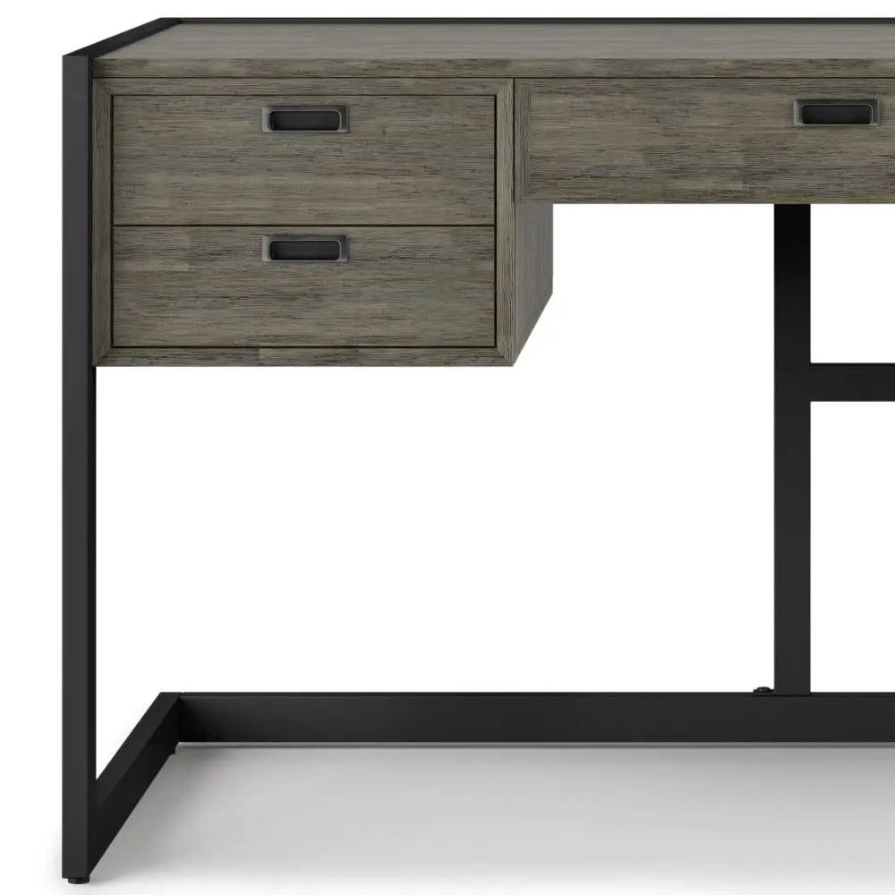 Hampden - Desk - Weathered Gray by Unique Piece Furniture