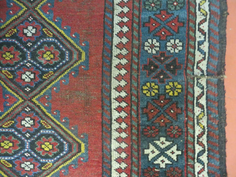 3' X 6' Antique 1920s Handmade Caucasian Karabagh Ganjeh Talesh Wool Rug Nice by Jewel Rugs
