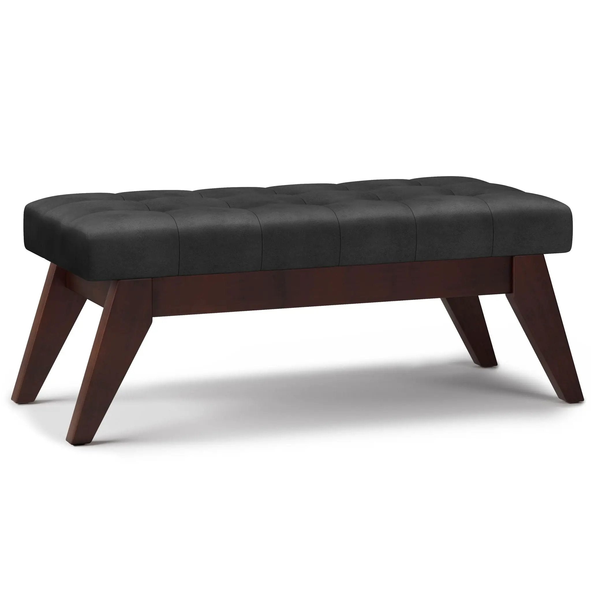 Draper - Upholstered Mid Century Tufted Ottoman Bench by Unique Piece Furniture