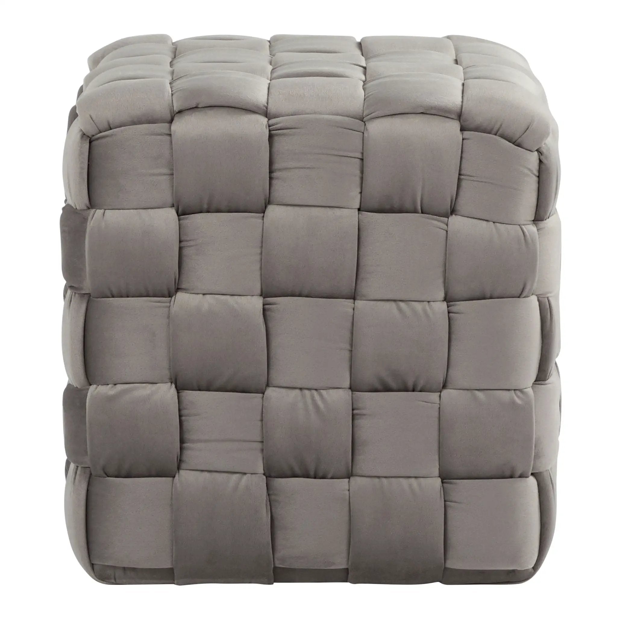 Square Braided Ottoman - by Unique Piece Furniture