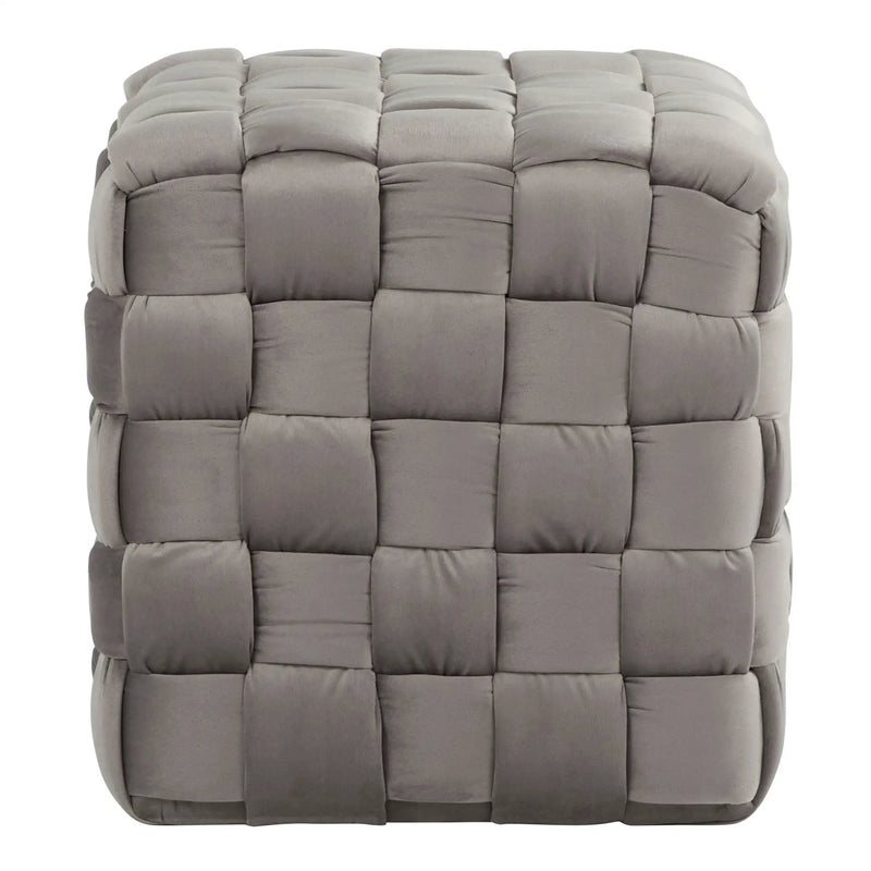 Square Braided Ottoman - by Unique Piece Furniture