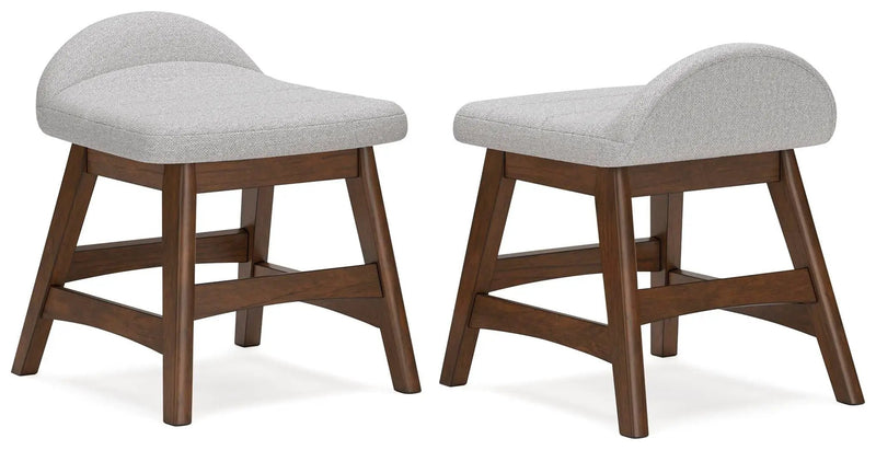 Lyncott - Home Office Desk Chair - Light Gray / Brown by Unique Piece Furniture