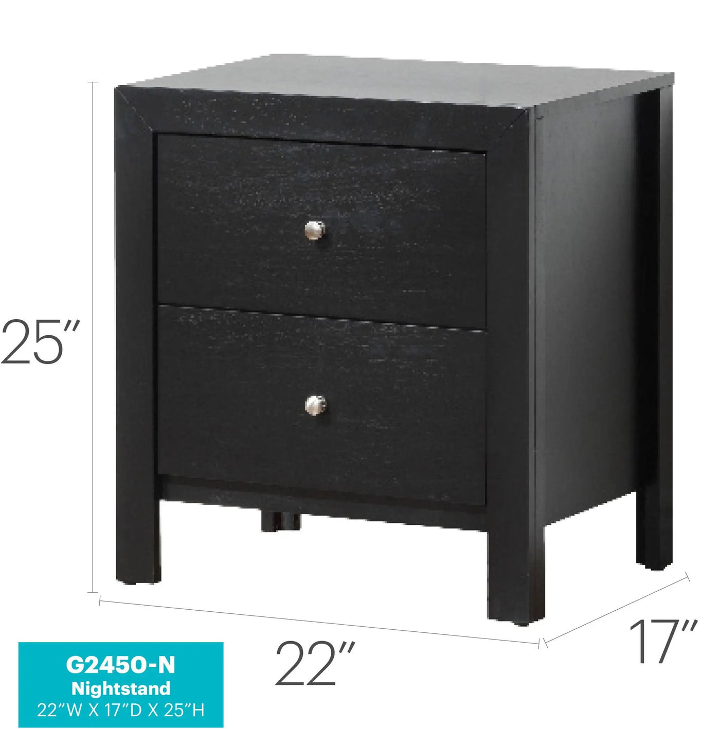 Charming Nightstand With Drawers by HouseOfZazla