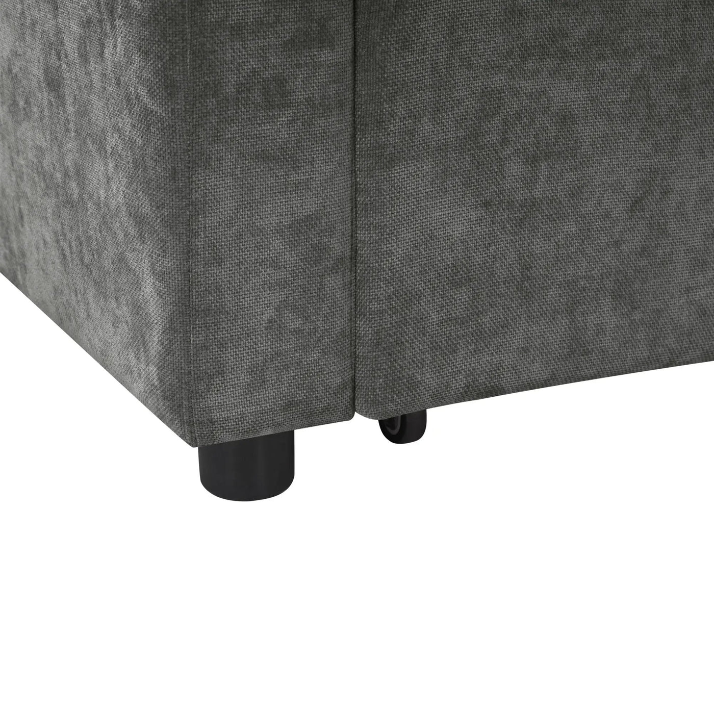 Modern L Shaped Sectional Sofa Bed With Hidden Storage Upholstery by HouseOfZazla