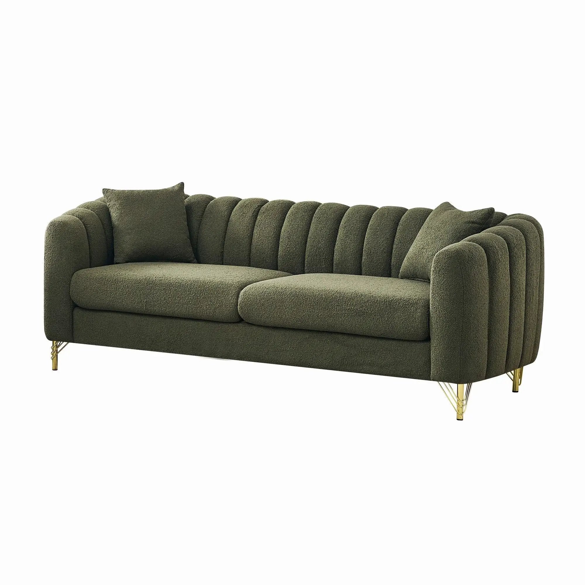 Tufted Oversized Sofa For Living Spaces by Unique Piece Furniture