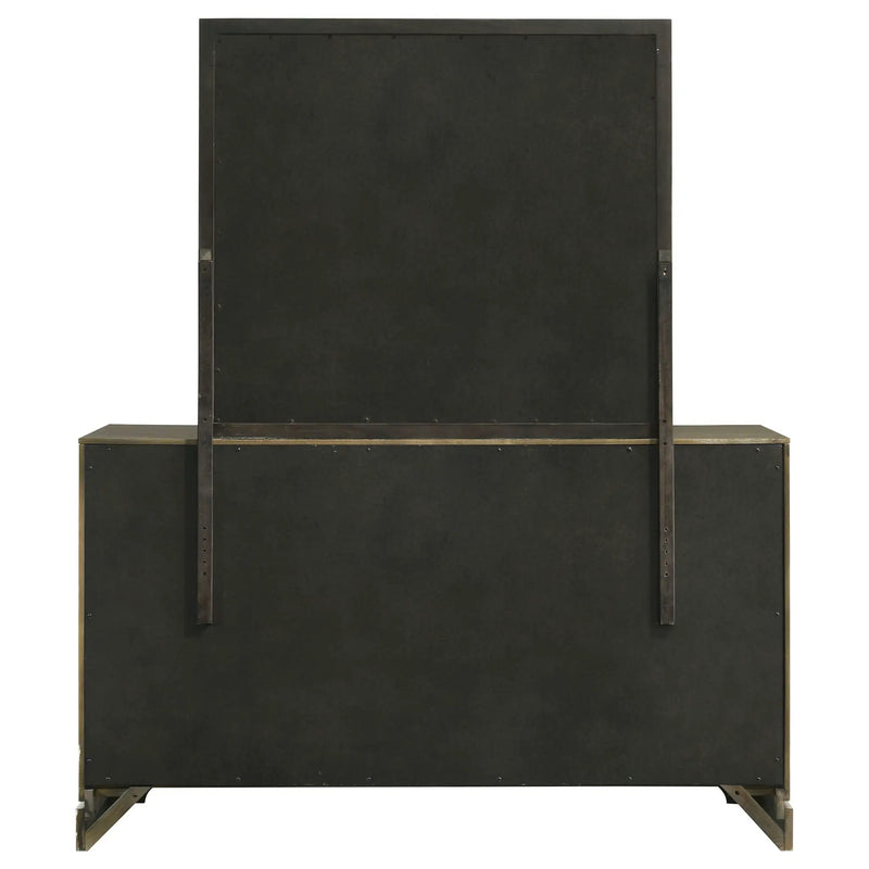 Gran Park 6-drawer Dresser and Mirror Dark Cocoa by Unique Piece Furniture