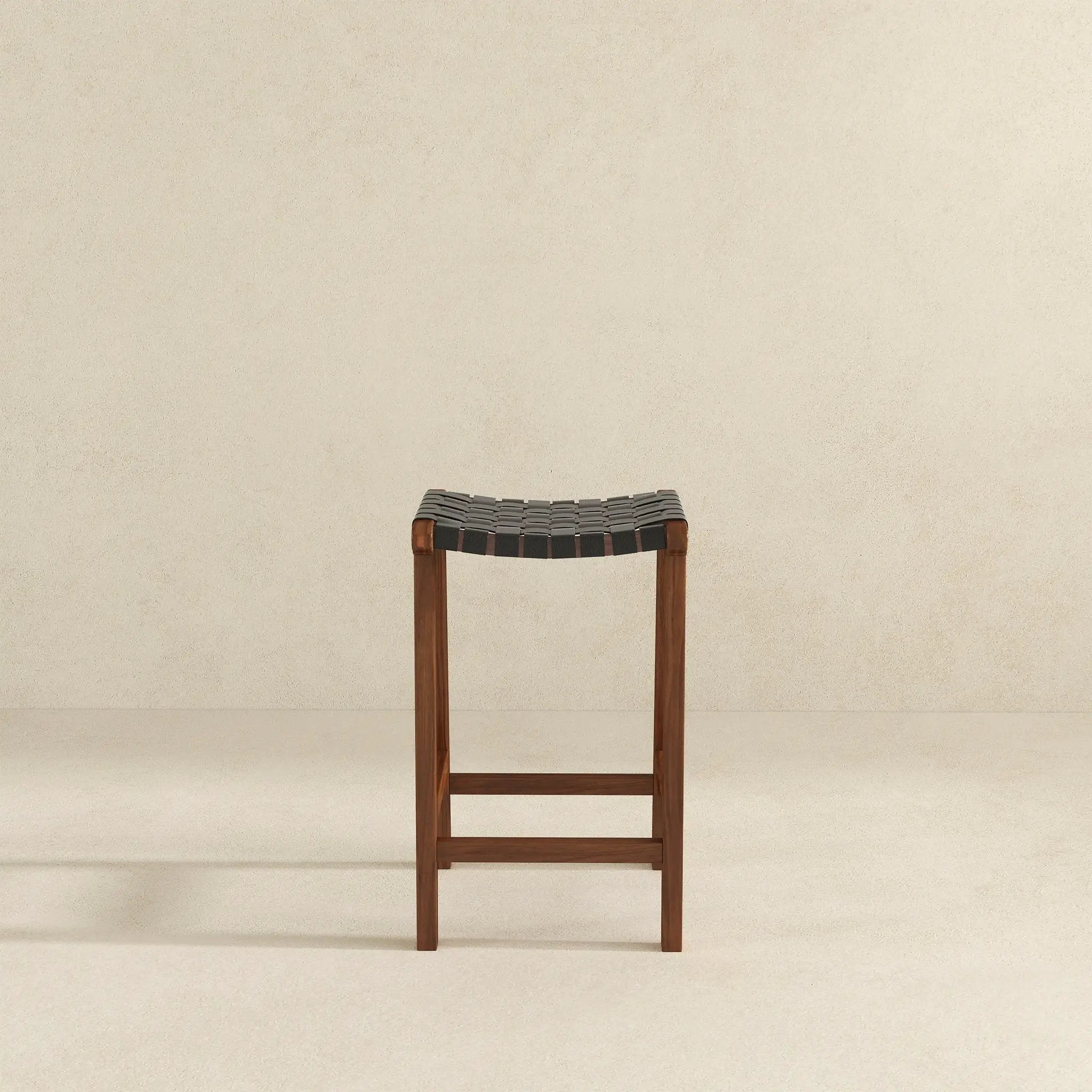 James - Mid-Century Modern Genuine Counter Stool by Unique Piece Furniture