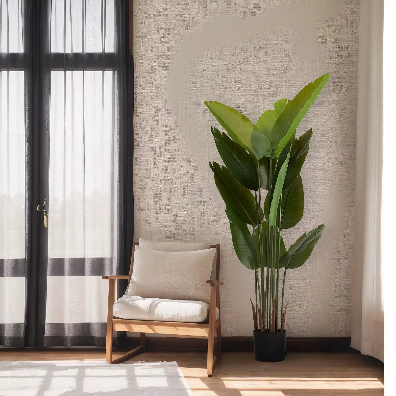 Artificial Plant For Indoor And Outdoor Decoration (Set of 2) by HouseOfZazla