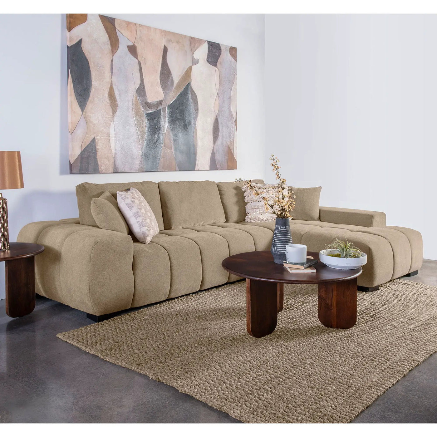 Plather - Sectional Chaise Sofa by HouseOfZazla
