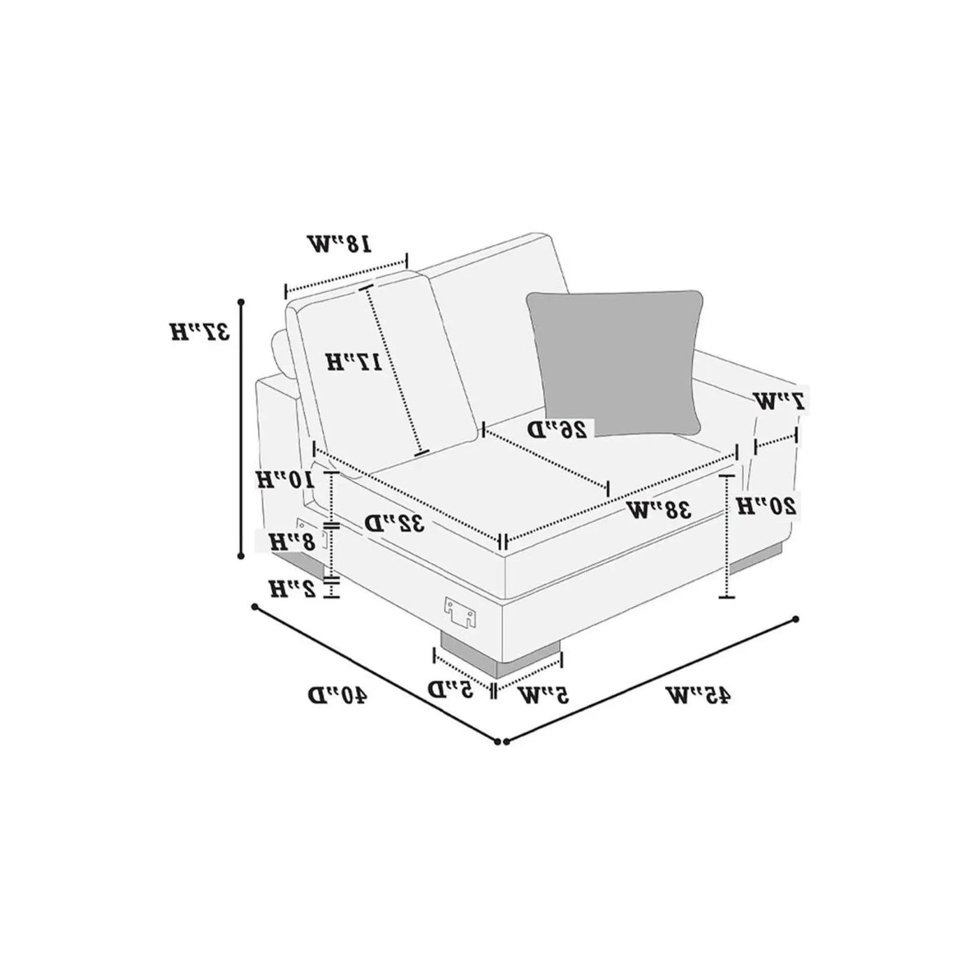 Modular Seating With Pillows by HouseOfZazla