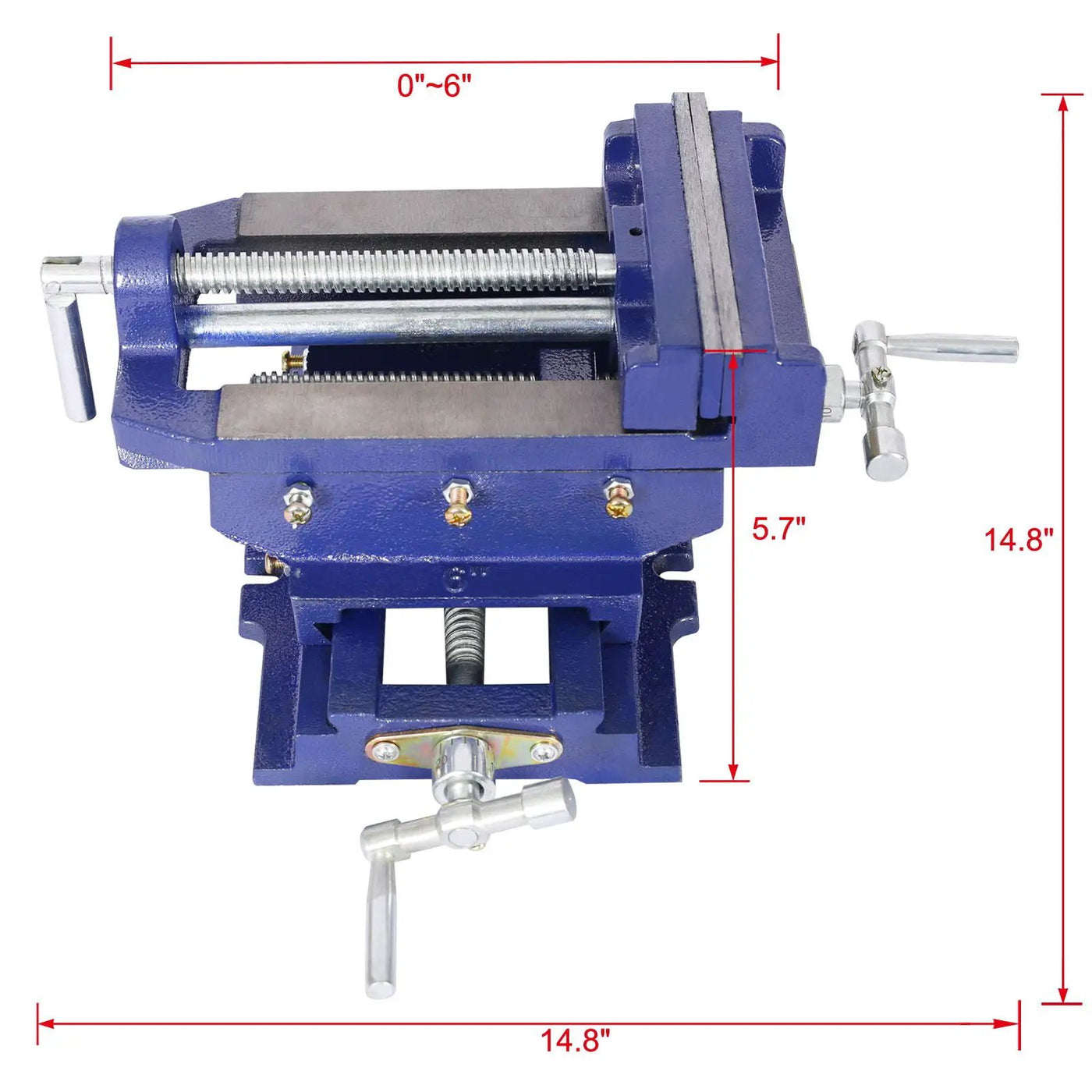 Industrial Quality Cross Slide Vise, Drill Press Metal Milling 2 Way X - Y by HouseOfZazla