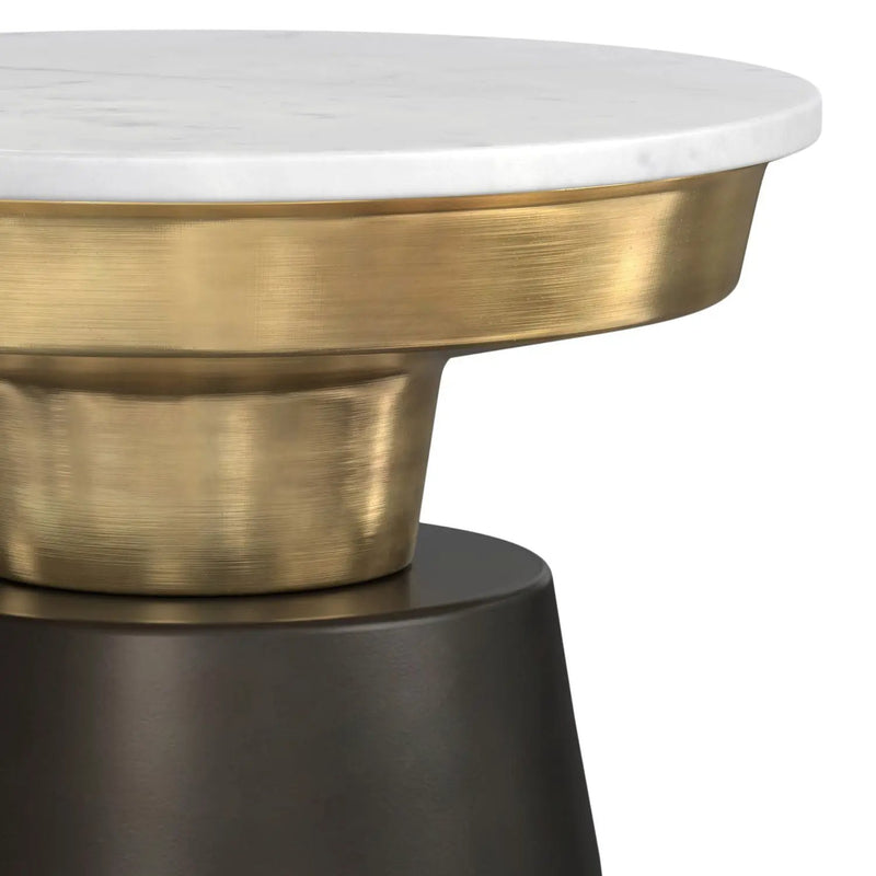 Jaxine - Side Table - Black / Gold by Unique Piece Furniture
