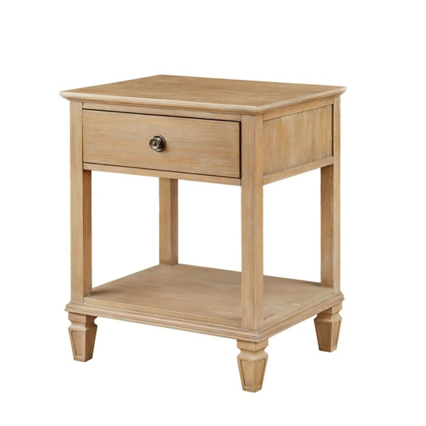 Victoria - Bedside Table With Drawer And Shelf by HouseOfZazla