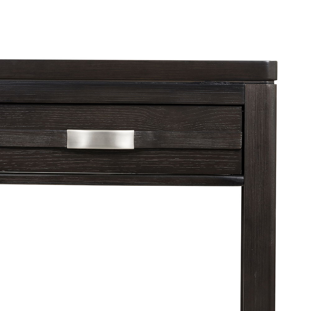 Elegant Dark Brown End Table with Storage Drawer and Shelf, photo 19 of 33