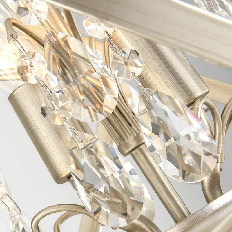 4 Lights Cage Crystal Chandelier by HouseOfZazla