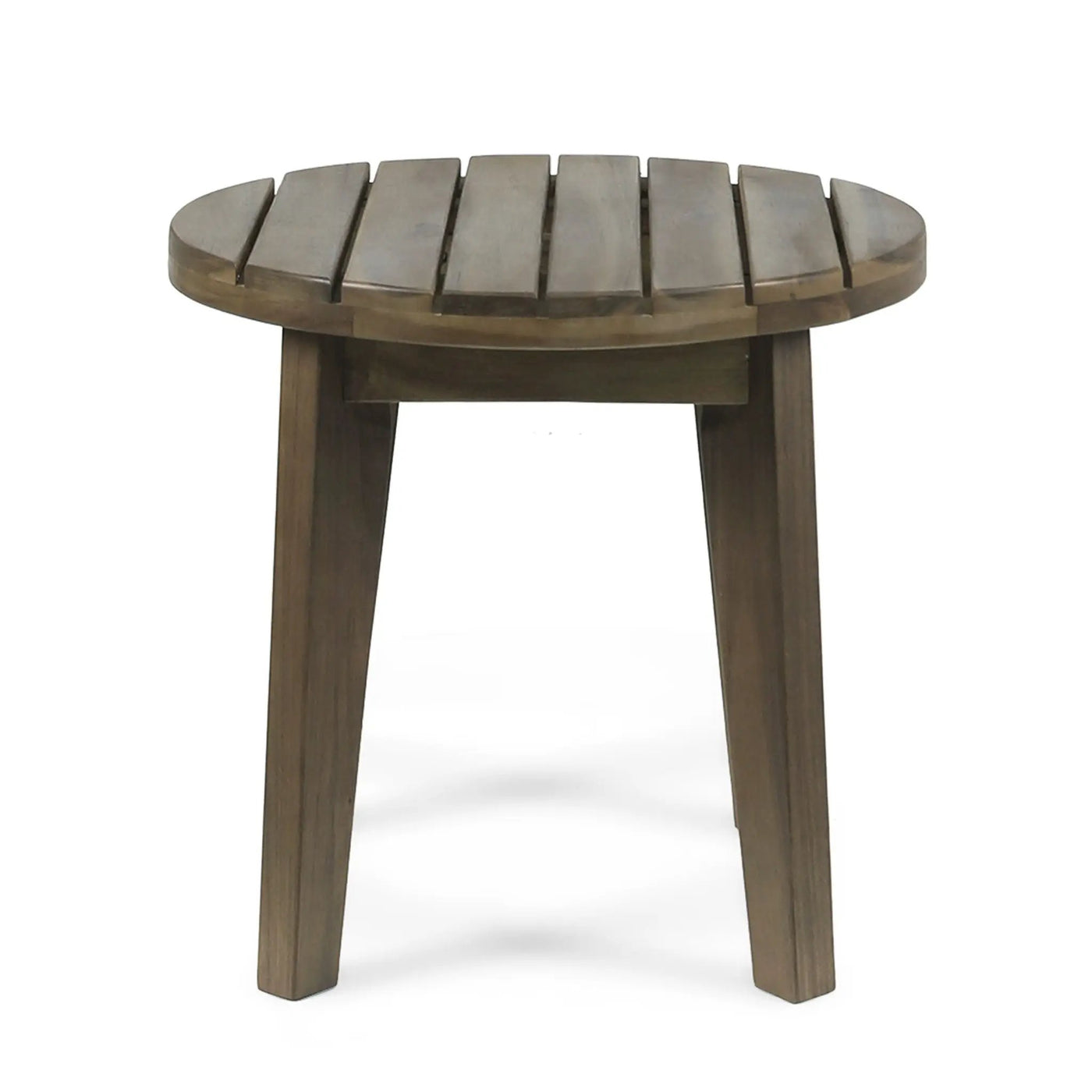 Outdoor Acacia Wood Side Table With Weather Resistance by HouseOfZazla