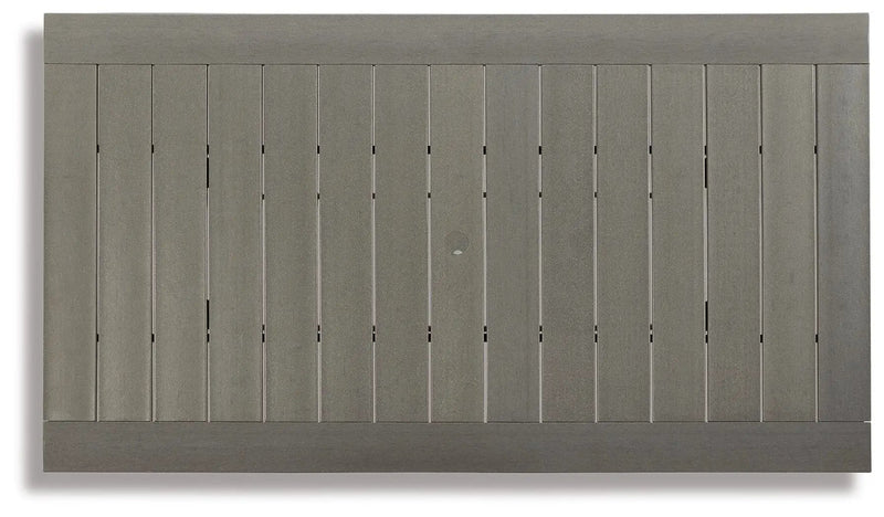 Visola - RECT Dining Table w/Umb OPT - Gray by Unique Piece Furniture