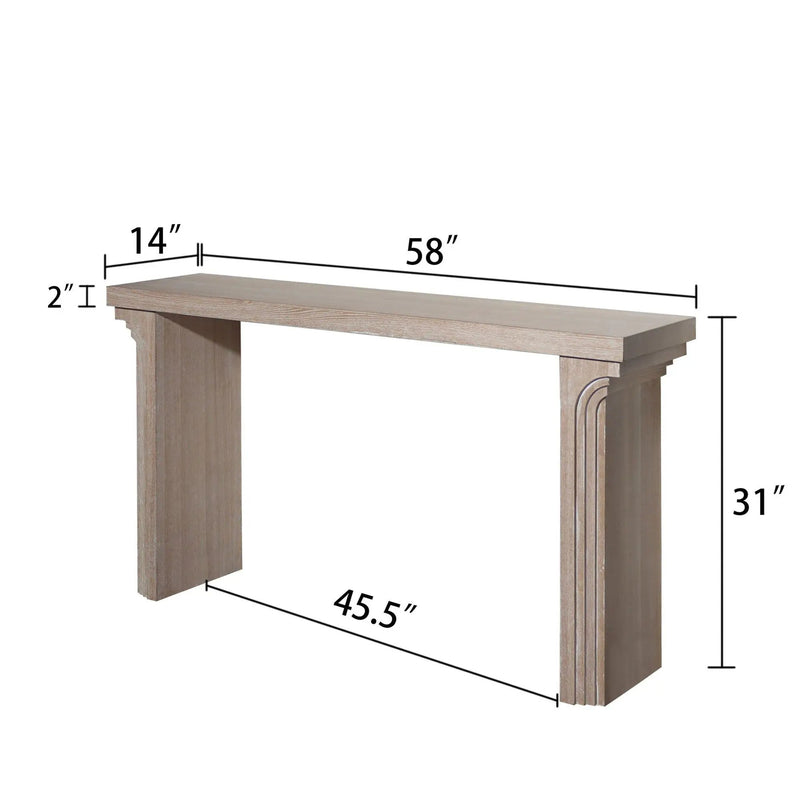Console Table With Decorative Molding by HouseOfZazla