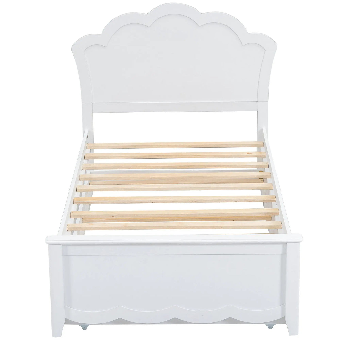 Platform Bed With Headboard And Trundle by HouseOfZazla