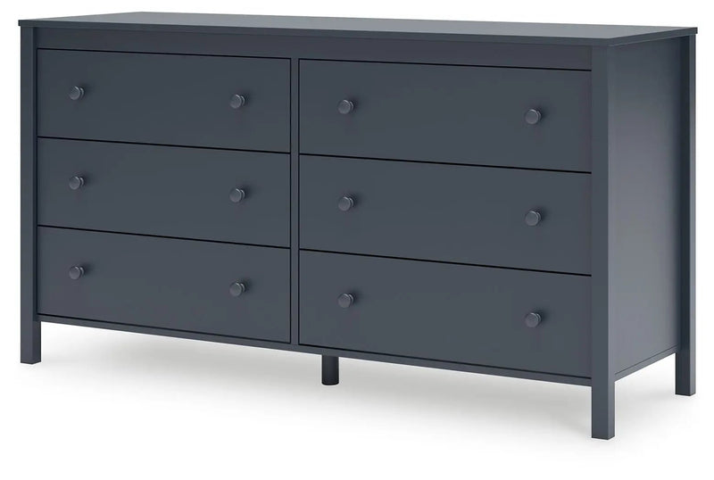 Simmenfort - Six Drawer Dresser - Navy Blue by Unique Piece Furniture