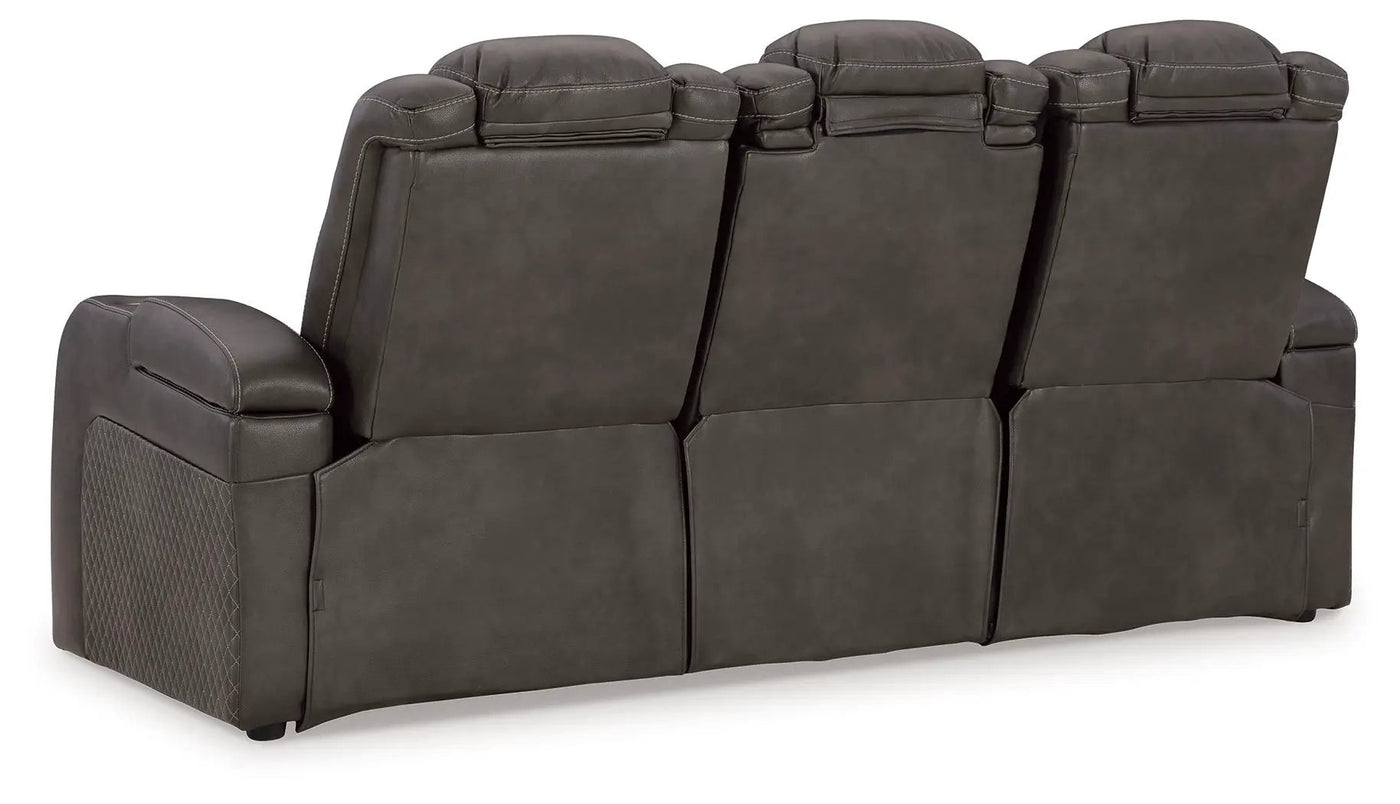 Fyne-dyme - Power Reclining Sofa With Adj Headrest by Unique Piece Furniture