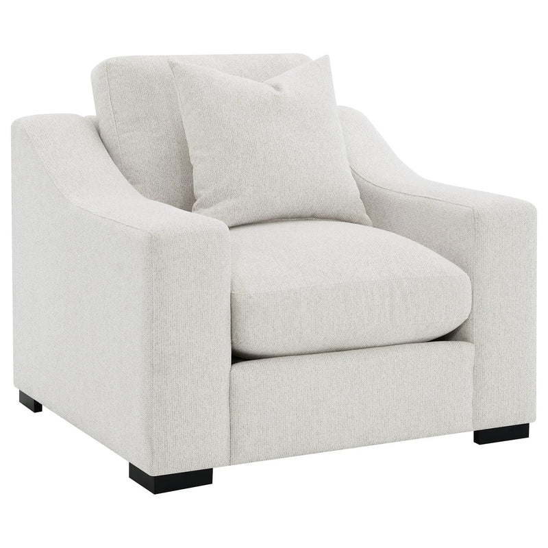 Ashlyn 3-piece Upholstered Track Arm Sofa Set Sand by Unique Piece Furniture