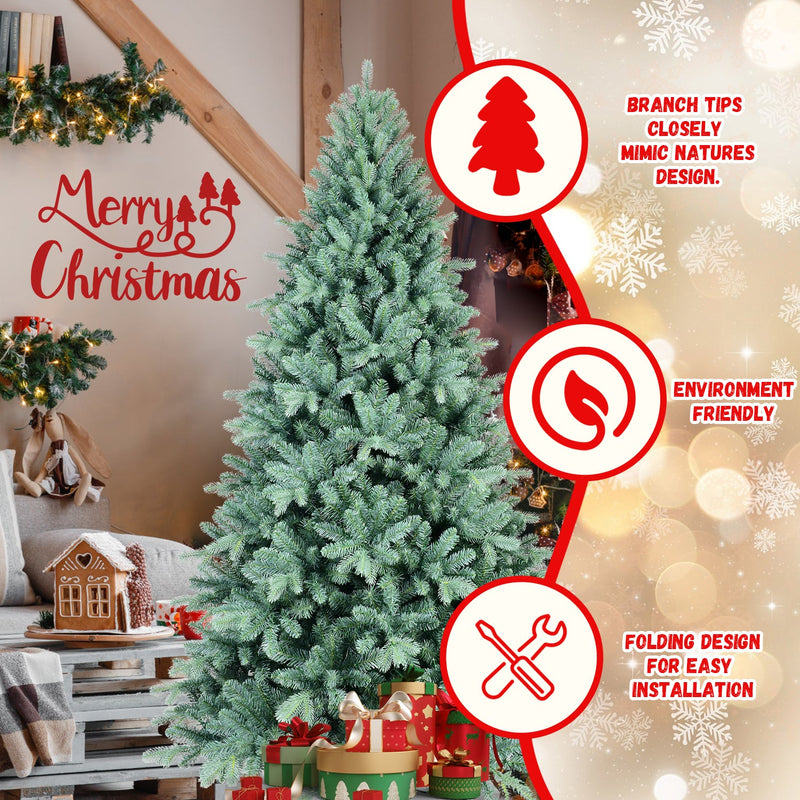 4FT Blue-Green Tint Christmas Tree, photo 4 of 10