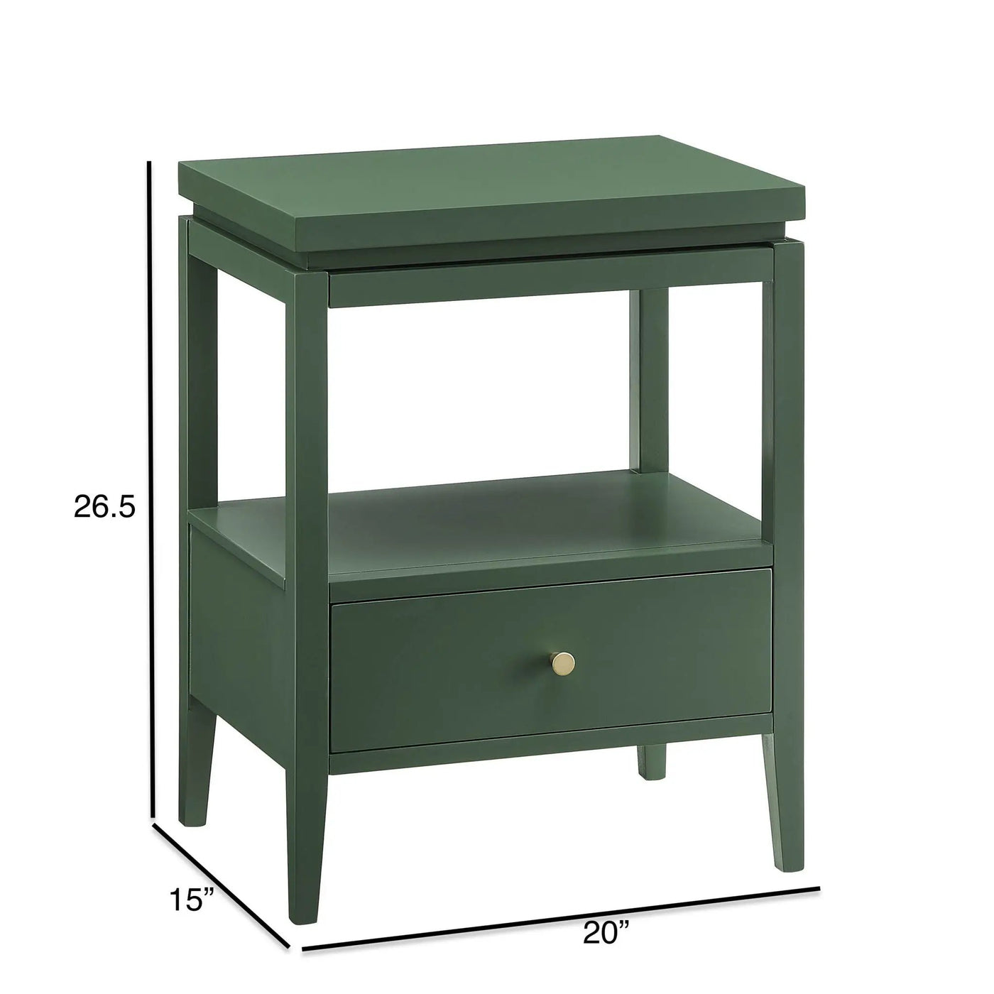 Olana -1 Drawer Nightstand With Floating Top Design by HouseOfZazla
