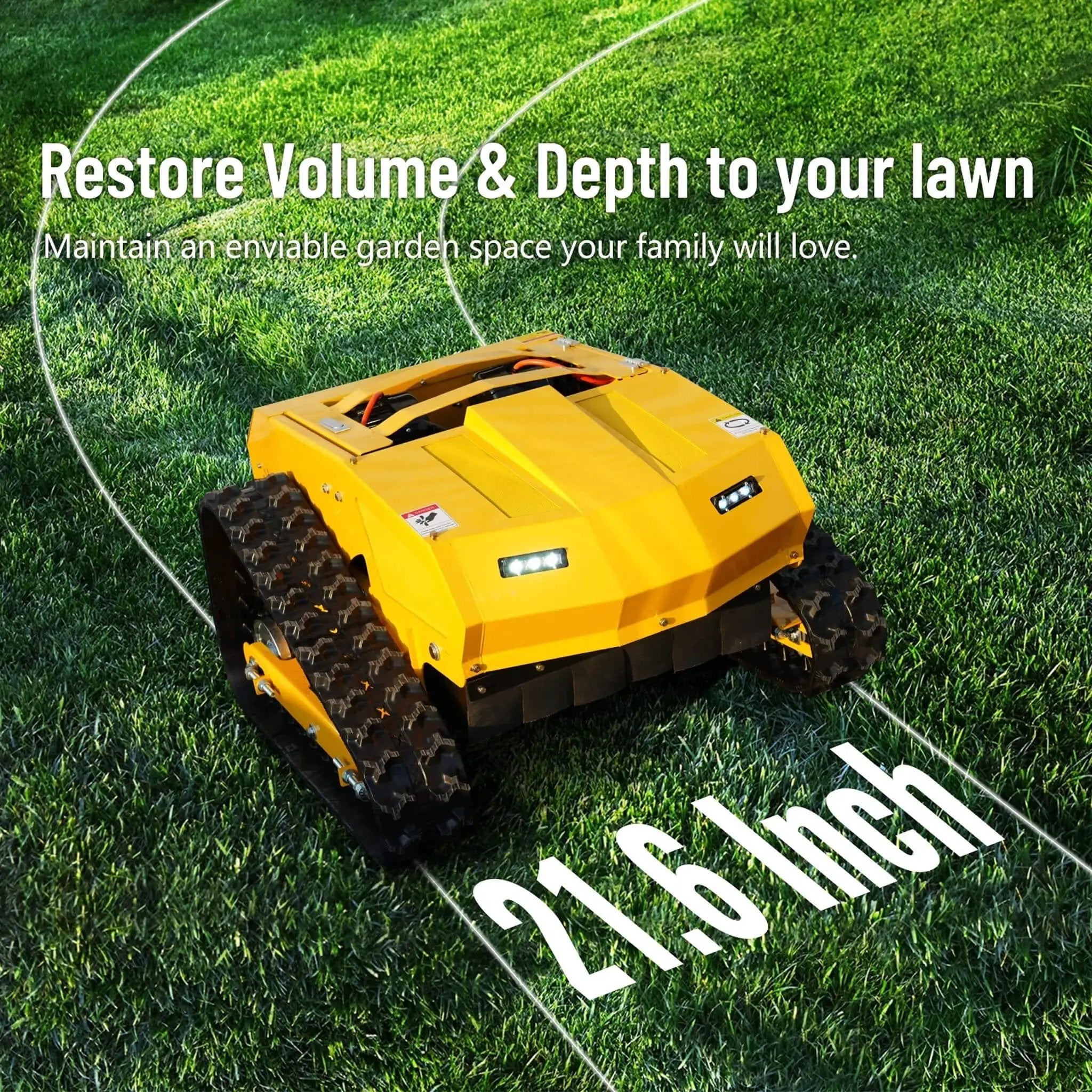 9HP 21-Inch Industrial Remote-Controlled Lawn Mower (SAK71845) by SAKSBY WHOLESALE
