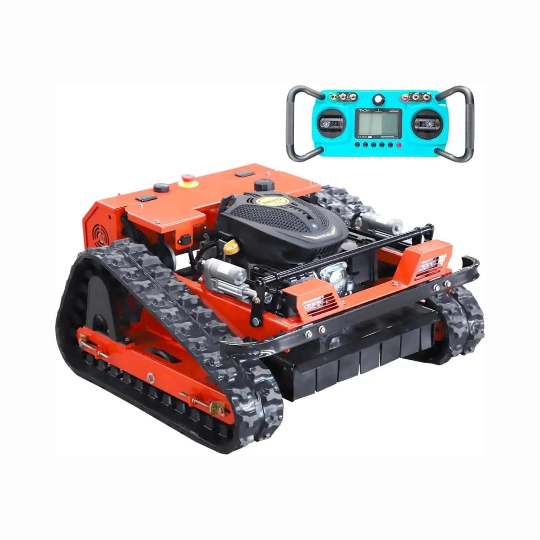 Heavy-Duty 9HP 225CC Remote-Controlled All-Terrain Gas-Powered Lawn Mo