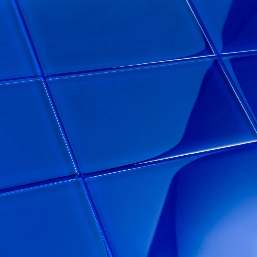 Cobalt Blue 3x6 Glossy Subway Glass Tile (40 pack, 5 sq ft/case) by Apollo Tile