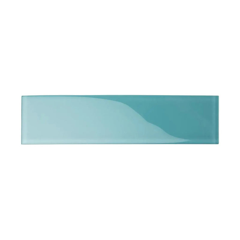 Sky Blue 3x12 Glossy Subway Glass Tile (20 pack, 5 sq ft/case) by Apollo Tile