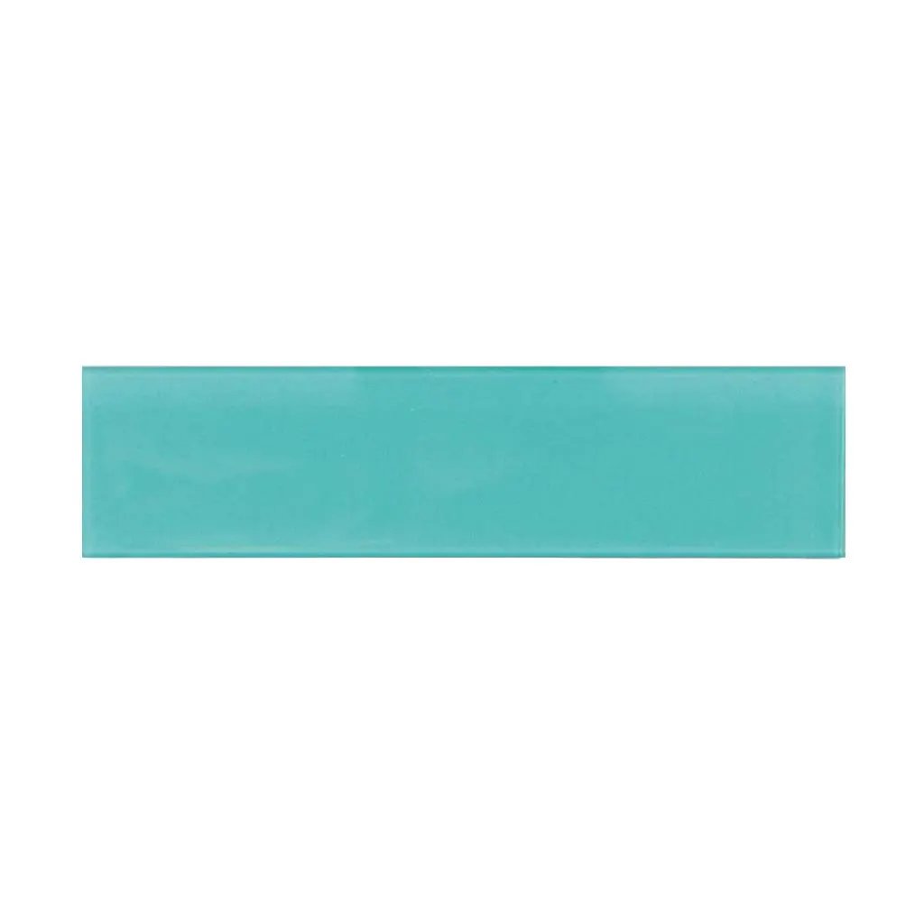Sky Blue 4x16 Glossy Subway Glass Tile (12 pack, 5.33 sq ft/case) by Apollo Tile