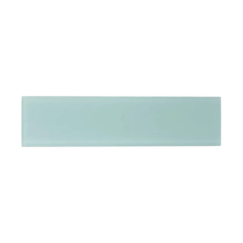 Blizzard Blue 3x12 Matte Subway Glass Tile (20 pack, 5 sq ft/case) by Apollo Tile