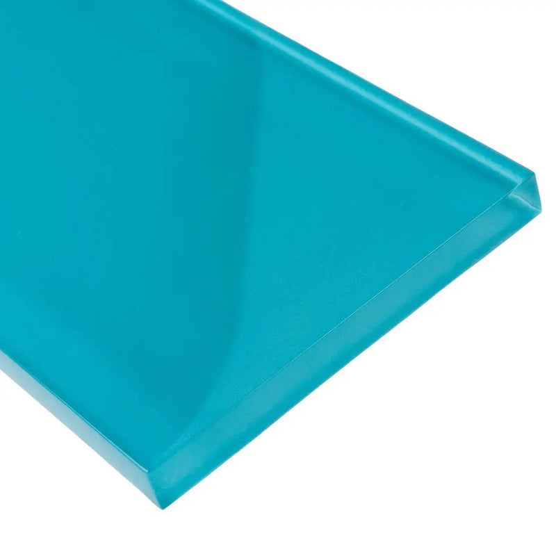 Sapphire Blue 3x6 Glossy Subway Glass Tile (40 pack, 5 sq ft/case) by Apollo Tile