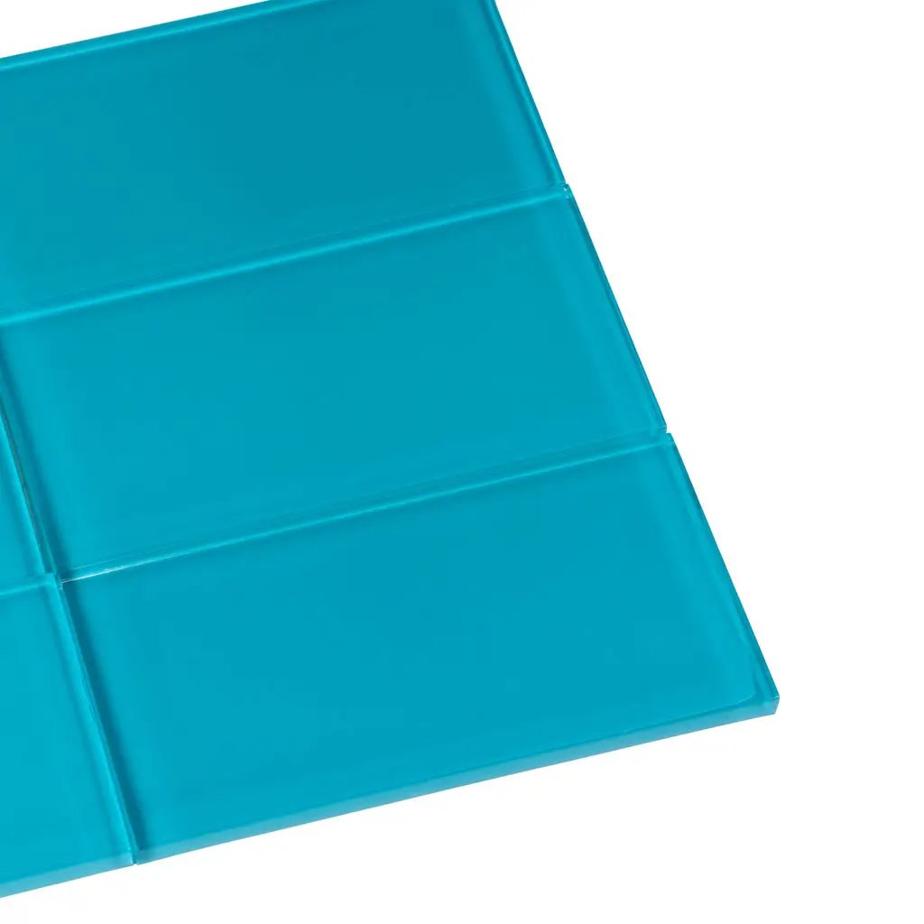 Sapphire Blue 3x6 Glossy Subway Glass Tile (40 pack, 5 sq ft/case) by Apollo Tile