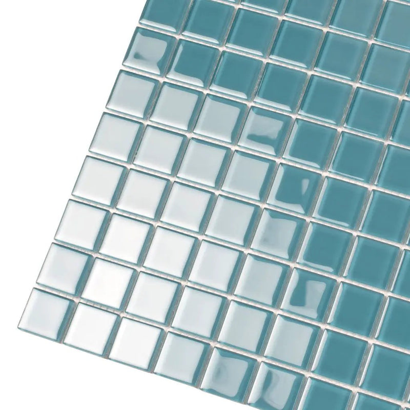 Sapphire Blue 12x12 Glossy Square Glass Mosaic Tile (10 pack, 9.67 sq ft/case) by Apollo Tile