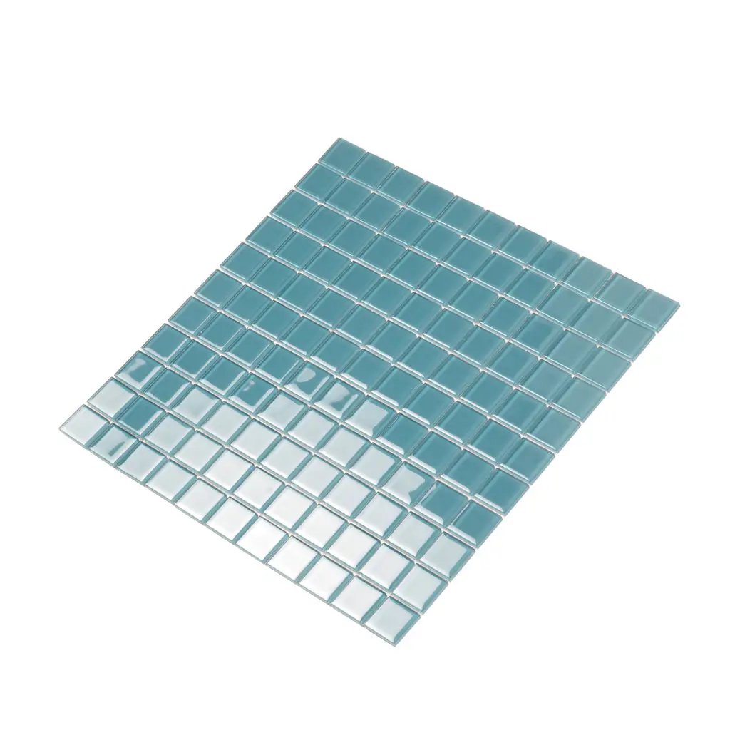 Sapphire Blue 12x12 Glossy Square Glass Mosaic Tile (10 pack, 9.67 sq ft/case) by Apollo Tile
