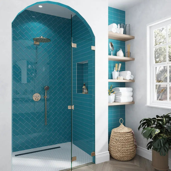 Sapphire Blue 3x6 Glossy Subway Glass Tile (40 pack, 5 sq ft/case), photo 2 of 8