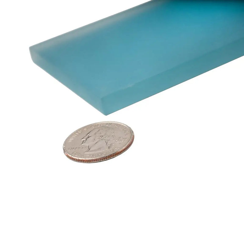 Sapphire Blue 3x6 Matte Subway Glass Tile (40 pack, 5 sq ft/case) by Apollo Tile