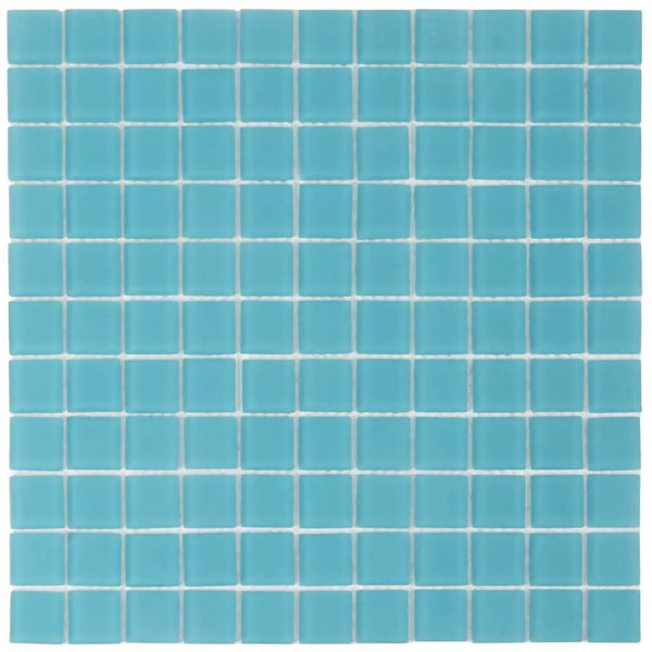 Sapphire Blue 12x12 Matte Square Glass Mosaic Tile (10 pack, 9.67 sq ft/case), photo 2 of 8