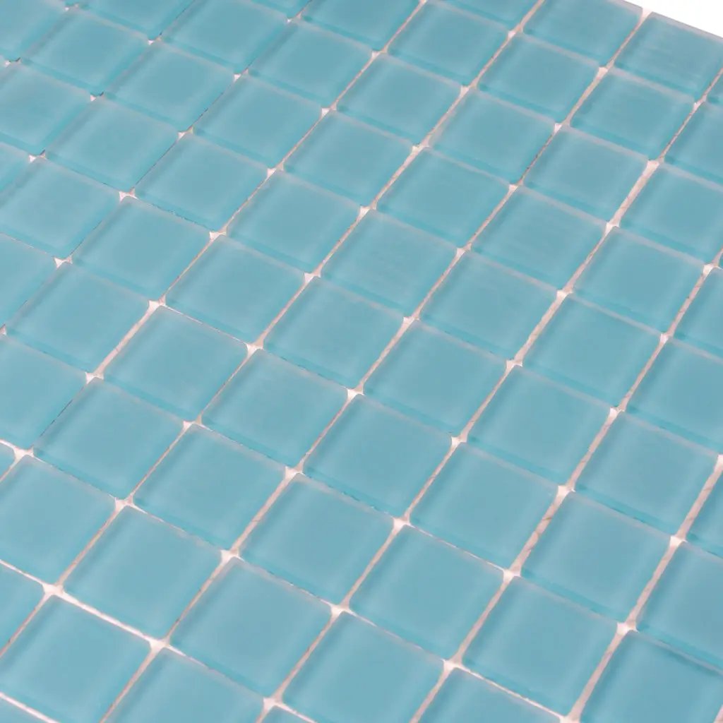 Sapphire Blue 12x12 Matte Square Glass Mosaic Tile (10 pack, 9.67 sq ft/case) by Apollo Tile